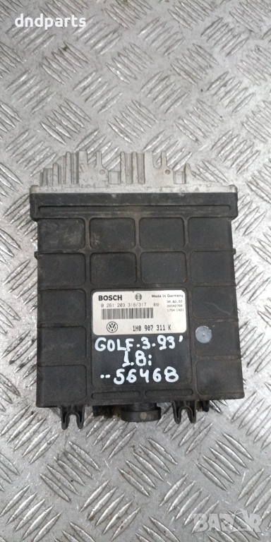 Компютър VW Golf 3 1.8i 1993г. 1H0907311K 0261203316 , снимка 1