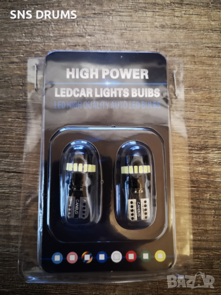 💡 Продаваме качествени LED крушки T10 от Bevinsee – Super Bright 6500K ✅, снимка 1