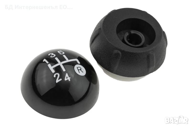 55344048 Топка за скоростен лост, Fiat 500, 5 скорости, Черен, снимка 1