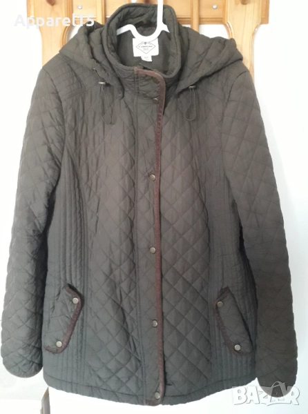 Американско марково тъмнозелено яке с качулка L/ XL, снимка 1