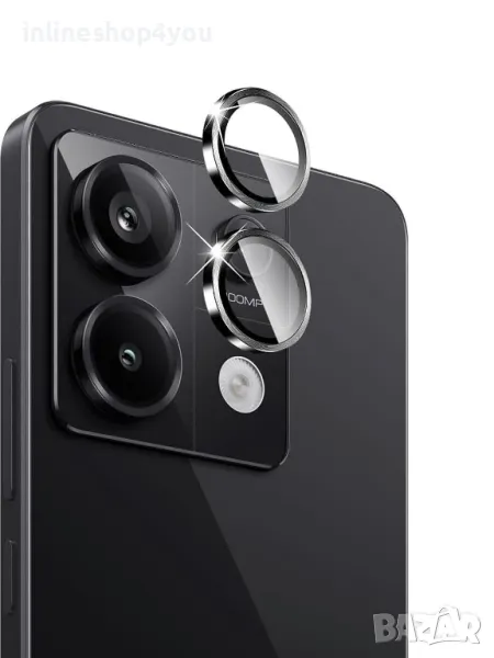 Стъклен Протектор за Камера Тип Рингове за Xiaomi Redmi Note 13 / Pro / 4G / 5G, снимка 1