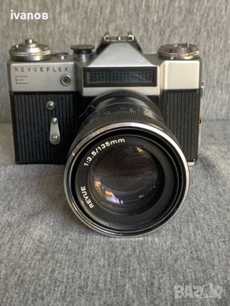 фотоапарат REVUEFLEX E с обектив REVUE PORST TELE 3,5 / 135 mm, снимка 1