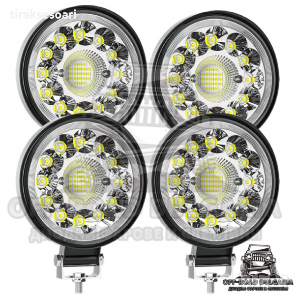 ~ НОВ МОДЕЛ ~ 4 Броя МОЩНИ Диодни фарове, снимка 1