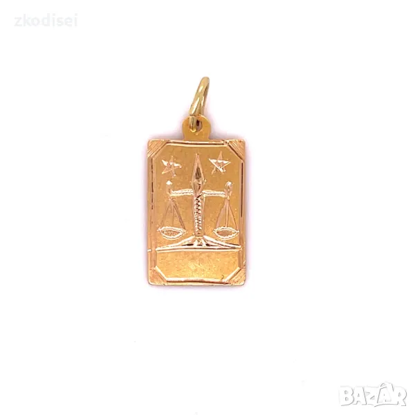 Златен медальон 1,34гр. 14кр. проба:585 модел:29342-1, снимка 1