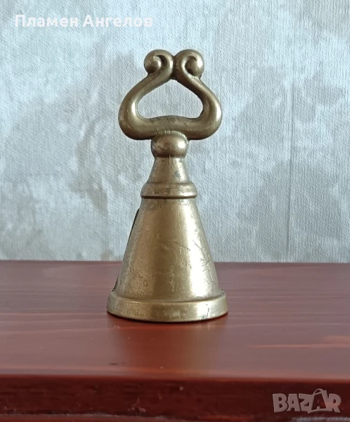 Античен месингов(бронзов) гасач на свещи. , снимка 1