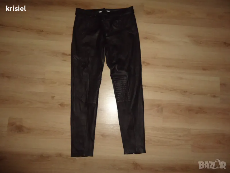 ЕСТЕСТВЕНА АГНЕШКА КОЖА--СТРАХОТЕН ПАНТАЛОН--L номер, снимка 1