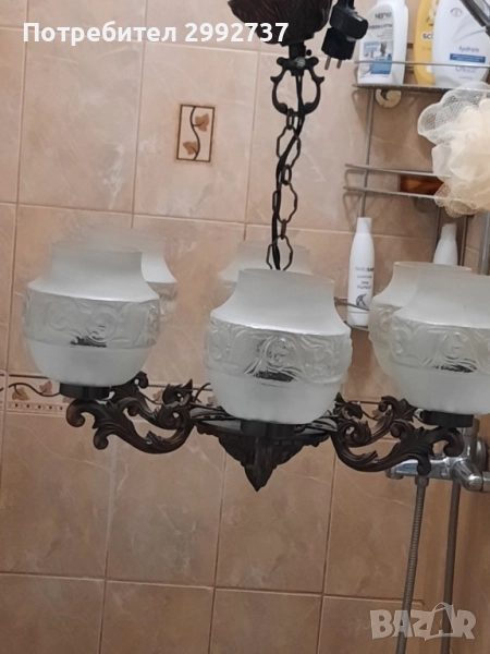 Продавам полилей от ковано желязо, снимка 1