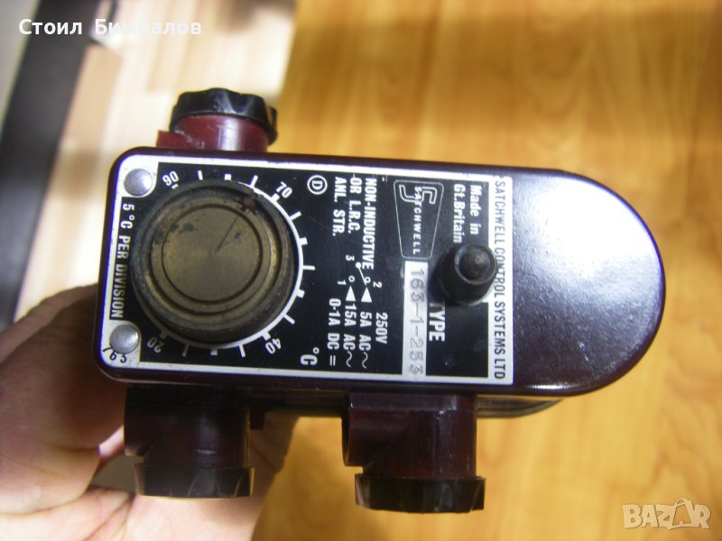 Промишлен английски терморегулатор 20-90°С, снимка 1