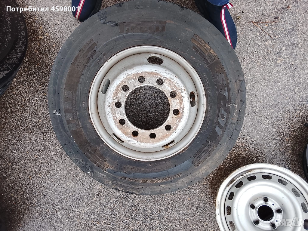 1бр.Тежкотоварна джанта 17.5цола x 6.75 с 10 отвора, снимка 1