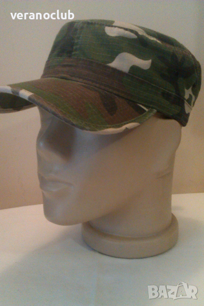 Памучна камуфлажна шапка, снимка 1