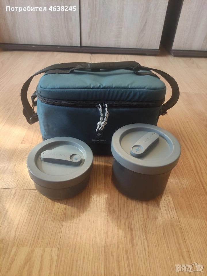 хладилна чантичка с две кутии , снимка 1