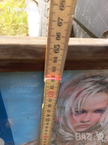 ПАМЕЛА АНДЕРСОН PAMELA ANDERSON ГОЛЯМА СТАРА СНИМКА ПЛАКАТ, снимка 3 - Антикварни и старинни предмети - 41241628