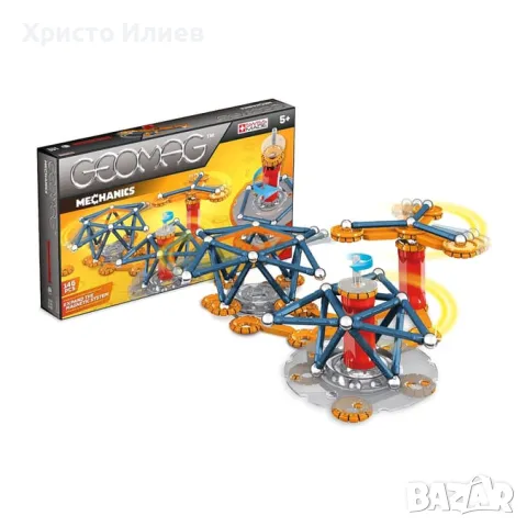 GEOMAG Магнитен конструктор Механикa 146 части, снимка 8 - Конструктори - 48719278