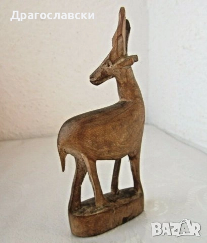 седнало дървено коте котка фигура, антилопа, човек, моливник пепелник дивак, фигури дървени, снимка 8 - Статуетки - 28882709