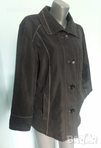 Два различни броя / Винтидж яке тип парка или късо манто, с хастар / голям размер , снимка 11 - Якета - 44989473