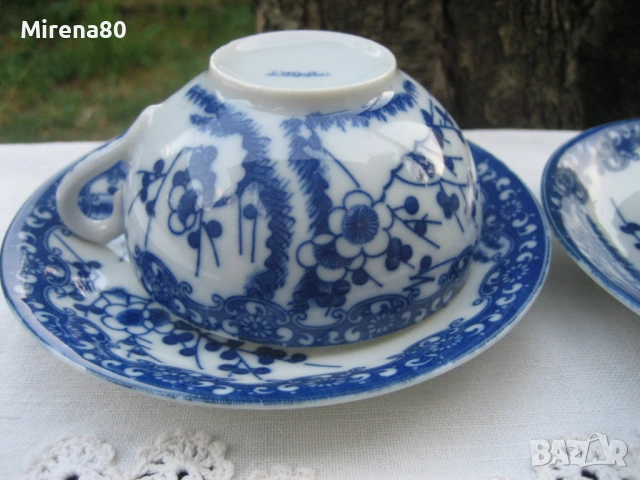 Винтидж японски сет, снимка 2 - Чаши - 53711313