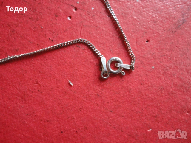 Сребърна верижка колие 925 ОМ, снимка 3 - Колиета, медальони, синджири - 53322863