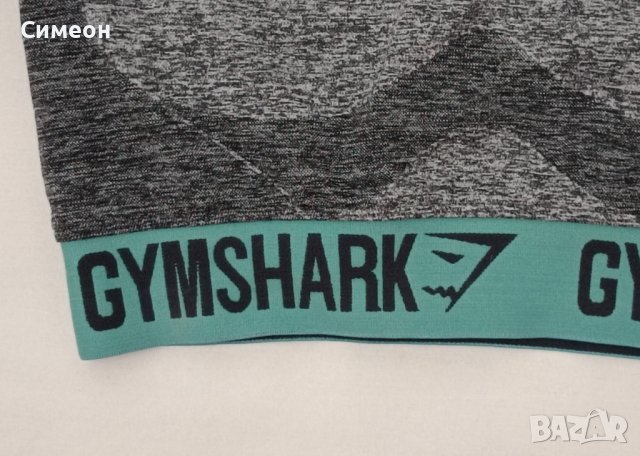 Gymshark Seamless Cropped Top оригинална блуза S спорт фитнес, снимка 3 - Спортни екипи - 41120915