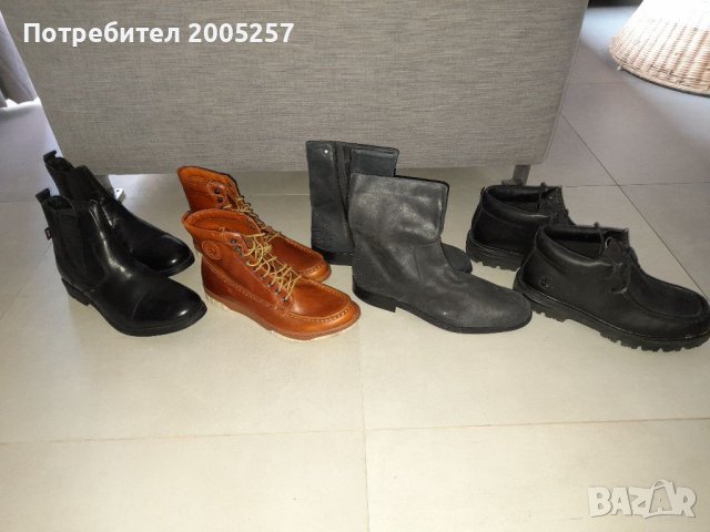 Мъжки кожени зимни обувки размер 43 DIESEL,TIMBERLAND, LEVI'S , снимка 2 - Мъжки боти - 38724959