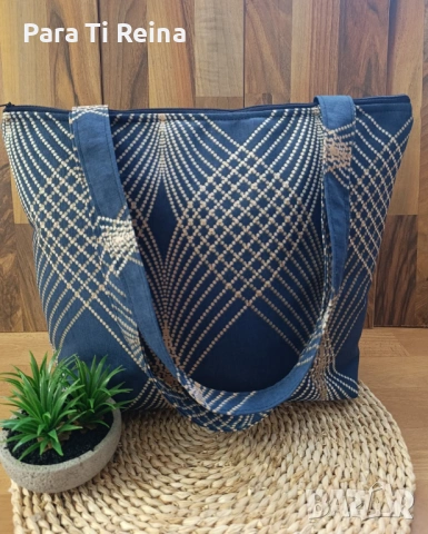 Ръчно изработена чанта от текстил 