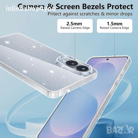 Блестящ Кейс Glitter Case за Samsung Galaxy S25 Edge, снимка 4 - Калъфи, кейсове - 51703452