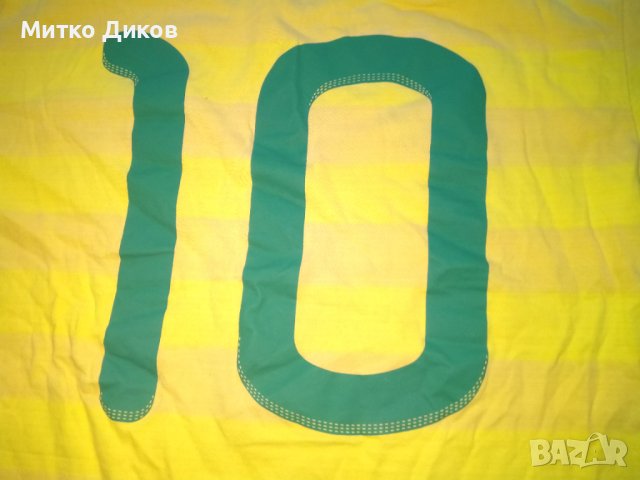Бразилия маркова тениска на Адидас специално издание №10 Кака памук реален размер М, снимка 7 - Футбол - 41507824