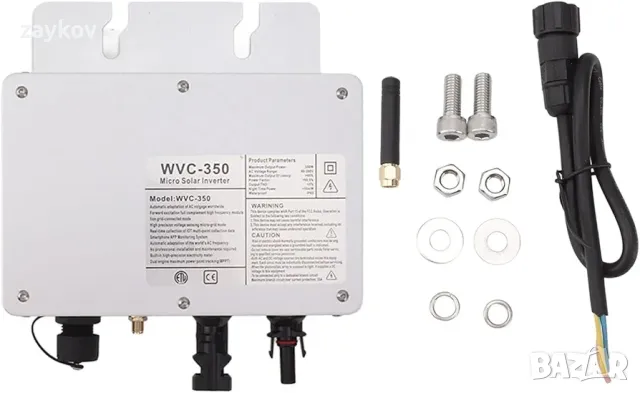 WVC 350W микроинвертор, инвертор за свързване на слънчевата електропреносна мрежа, снимка 8 - Друга електроника - 48302379