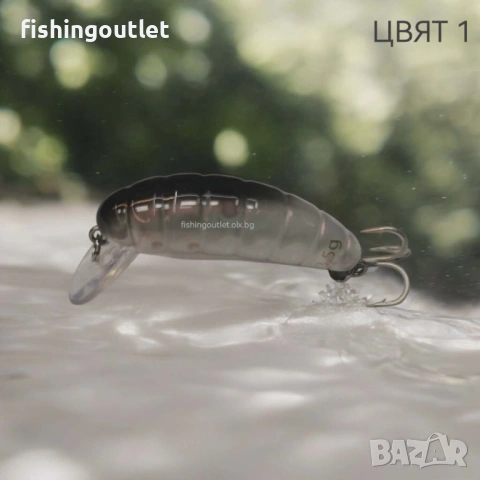 Микро воблери Okinwa - ларва на восъчен молец (КАМОЛА) - 3.5гр / 40мм, снимка 6 - Такъми - 53267054