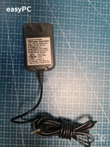 Оригинален захранващ адаптер XM13A 12V 80mA X10.com, снимка 2 - Друга електроника - 50044641