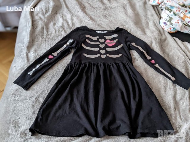 Сет детска рокля и блузка за Хелоуин / Halloween, снимка 3 - Детски рокли и поли - 42698081