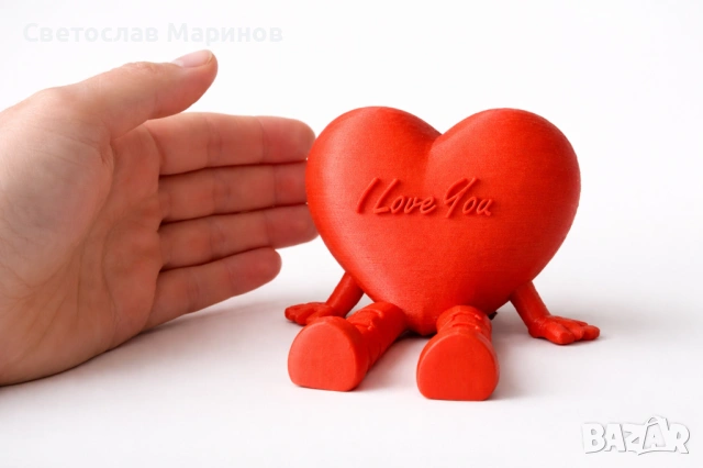 Персонализирано 3D сърце за Свети Валентин, снимка 5 - Декорация за дома - 53340201