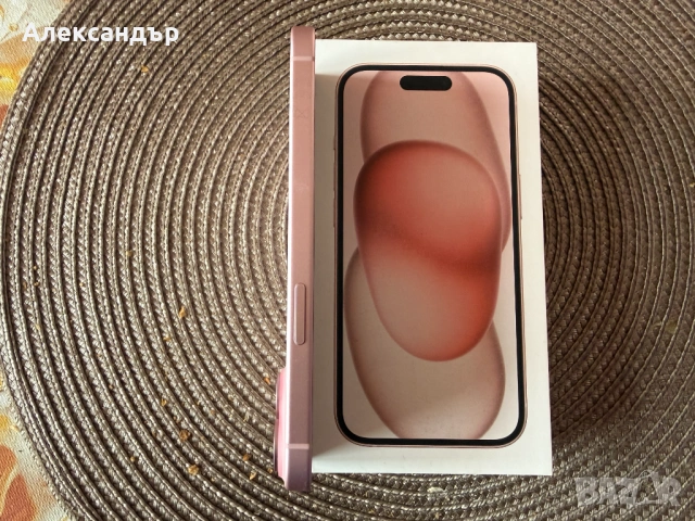Iphone 15 128gb Pink - Айфон 15 128гб розов - 100% Battery, снимка 4 - Apple iPhone - 53411796