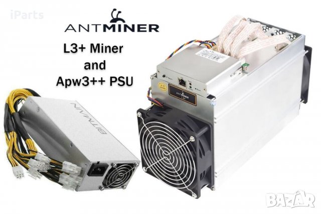 Антмайнер L3 Aantminer L3 + захранване, снимка 1 - Друга електроника - 39390468