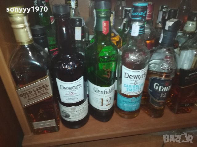 празни шишета от уиски-за колекция 1802221656, снимка 3 - Колекции - 35837049