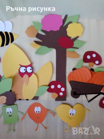 Есенна ръчно изработена украса,фунии за лакомства, снимка 16 - Декорация за дома - 50243966