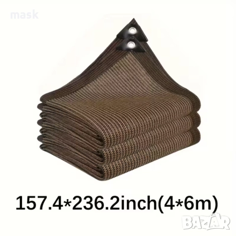 Слънцезащитна Тента - сенник навес с плътна сянка за вашата градина, тераса,басейн и др.