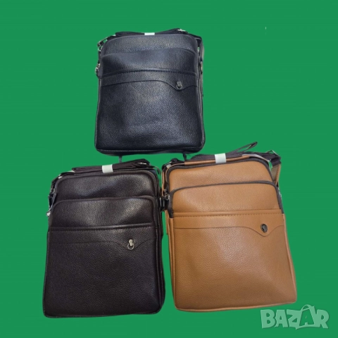 Стилна мъжка чанта за през рамо, снимка 2 - Чанти - 52133891