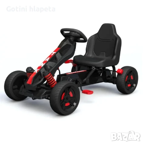 КАРТИНГ С педали TANK G23 С МЕКИ ГУМИ, снимка 15 - Детски велосипеди, триколки и коли - 51038807