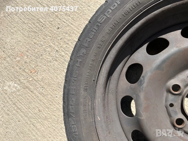 Железни джанти с гуми за BMW 16 цола, снимка 4 - Гуми и джанти - 52267864