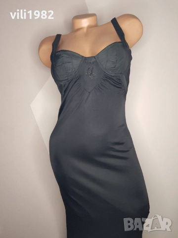 Guess by Marciano Оригинална Официална Дамска Дълга Черна Рокля, снимка 3 - Рокли - 52895577