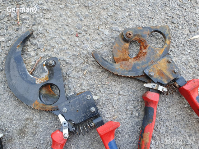 Klauke knipex кербовъчни клещи рязане на кабели, снимка 5 - Клещи - 36332518