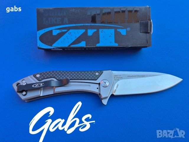 Сгъваем нож Zero Tolerance ZT0801,Todd Rexford, снимка 4 - Ножове - 53829756