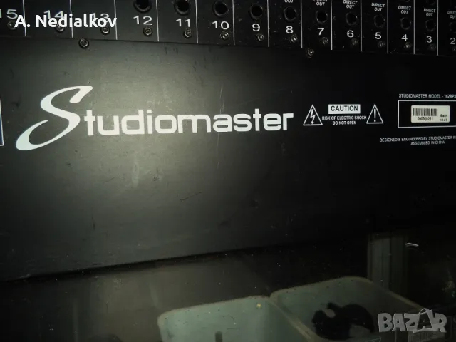 Studiomaster 162BPX audiomixer, снимка 3 - Ресийвъри, усилватели, смесителни пултове - 49895879