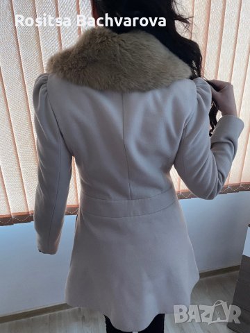 Бежево палто Radeks, размер М, снимка 3 - Палта, манта - 38896210