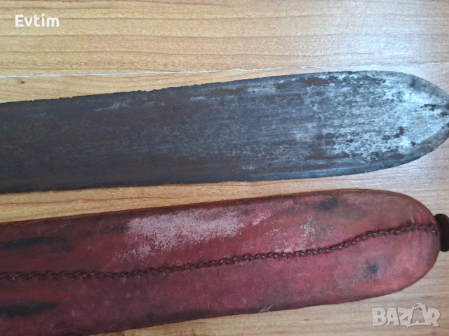 Африкански Масайски (Maasai) къс Меч Seme „Семе”, 20-ти век., снимка 5 - Антикварни и старинни предмети - 53692006