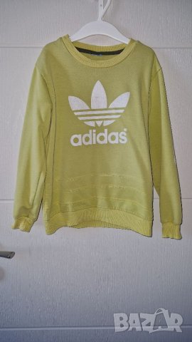 6-7г 122см Блуза с дълъг ръкав памук светло зелена без следи от употреба