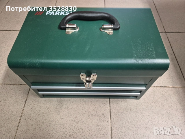 Метален куфар с акумулаторна отвертка PARKSIDE PWBM A1, с отвертка PAS D7, 1,5Ah, 4V, 92 части , снимка 14 - Други инструменти - 53148619