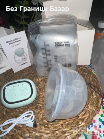 Нова Електрическа преносима Помпа за кърма гърди Кърмачки Майки Тиха и удобна, снимка 2 - Помпи за кърма - 48679913