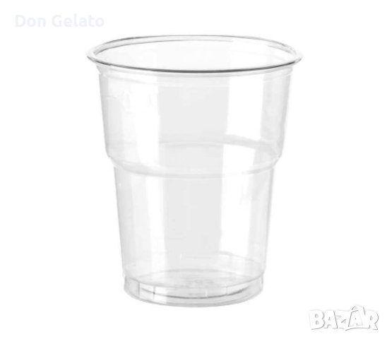 Чаши пластмасови кристални 160 мл – 50бр., снимка 1 - Чаши - 40814324