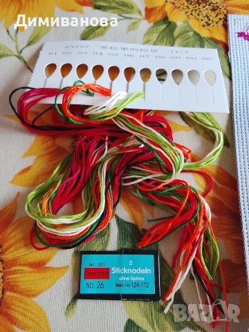 Комплект за бродиране. Щампа Гоблен за начинаещи Катеричка., снимка 4 - Гоблени - 53439696